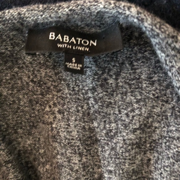 Aritzia  Babaton wool linen blend V neck eclectic grandpa slouchy sweater - Picture 10 of 13